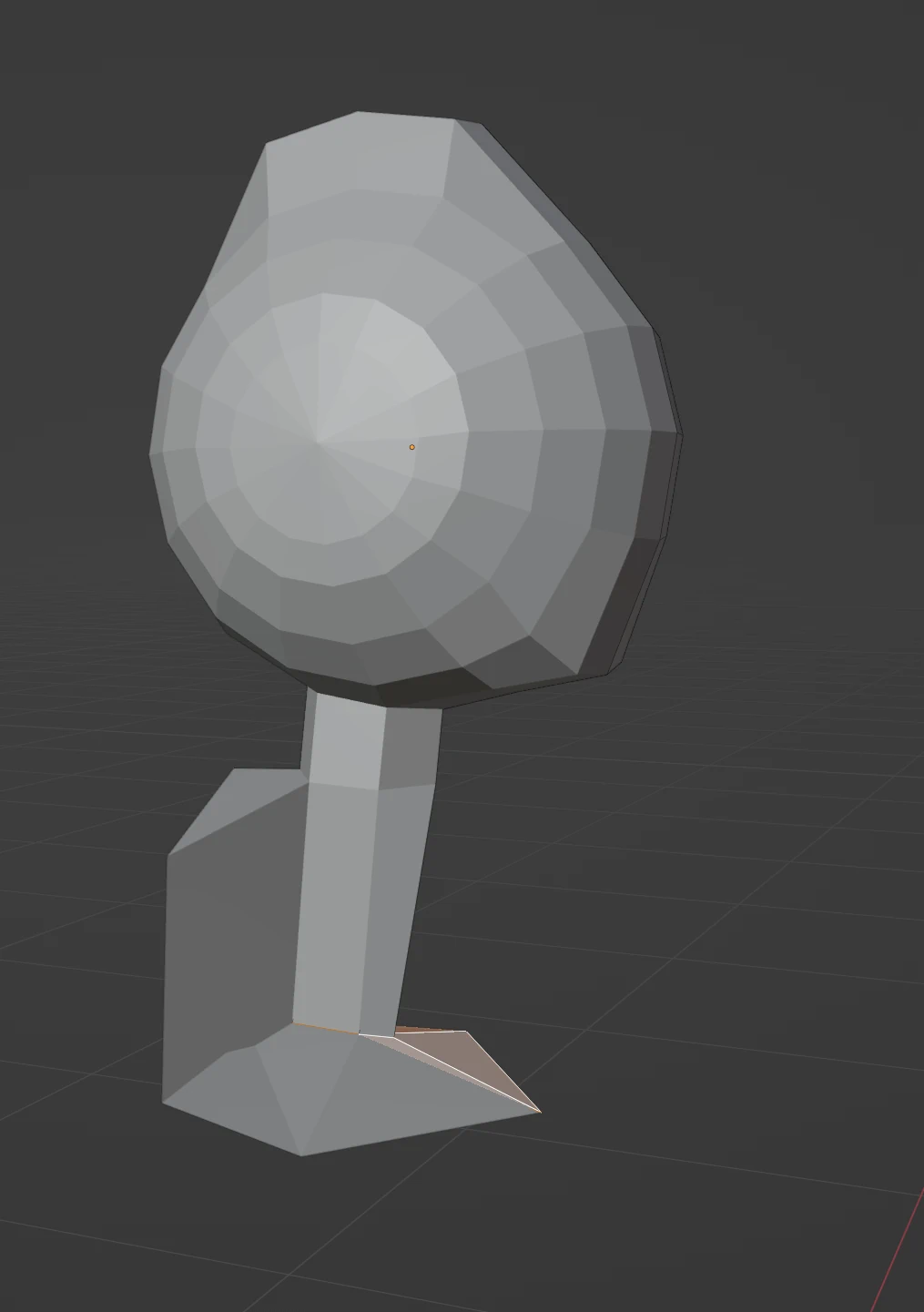 The previous head but with a very long neck