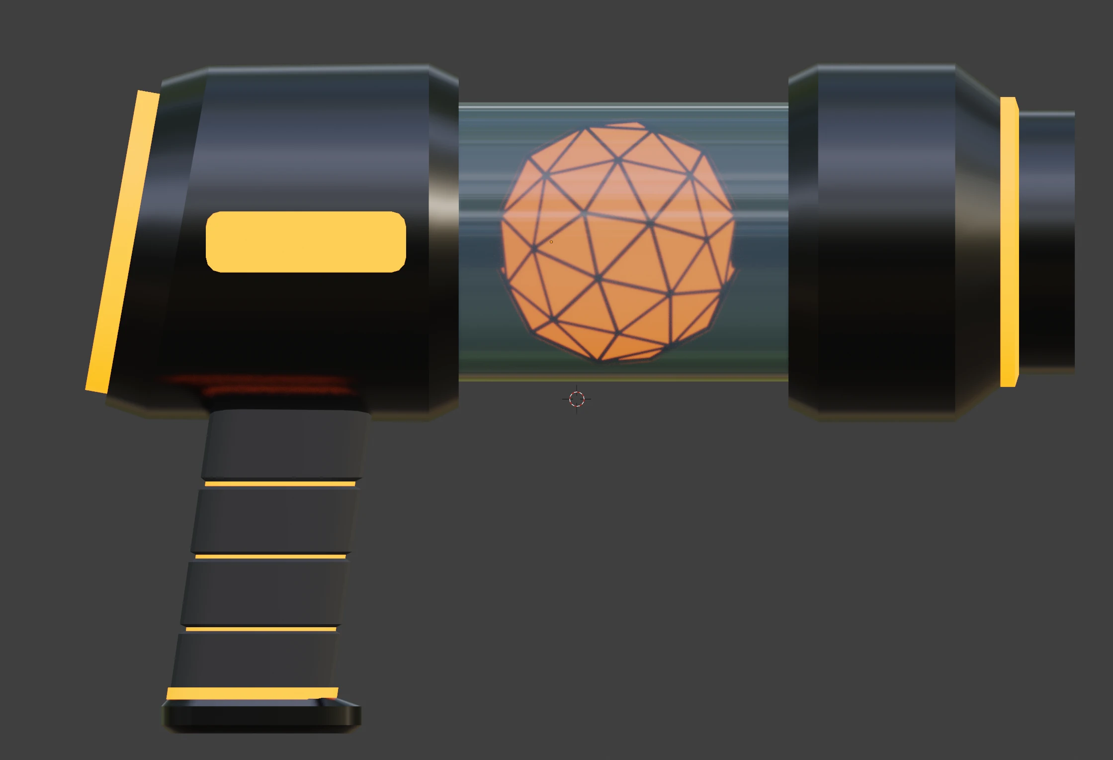 Close-up of smoothly-shaded N5 Blaster v3