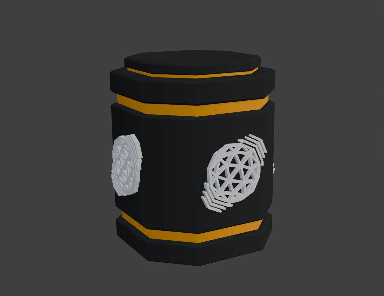 A new 8-sided ammo canister with the N5 Bomb Launcher logo on its sides