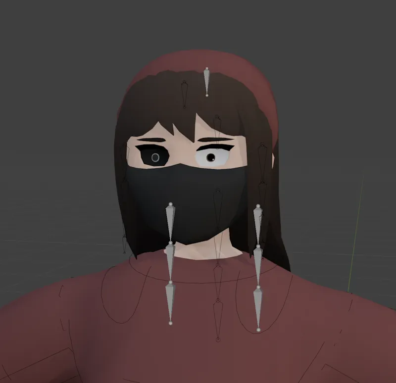 Laura's face looking disgusted