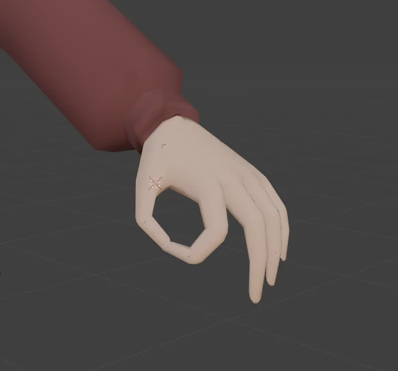 An OK hand